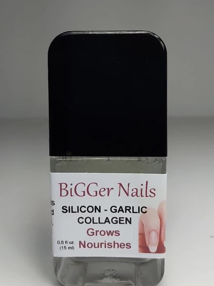 Nail Growth Thickener Gel Silicon Garlic Calcium Collagen & - Etsy