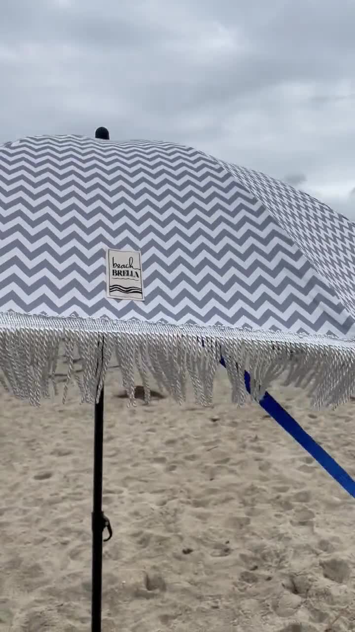 The Caribbean has Dancing Pineapples Beach Umbrella 