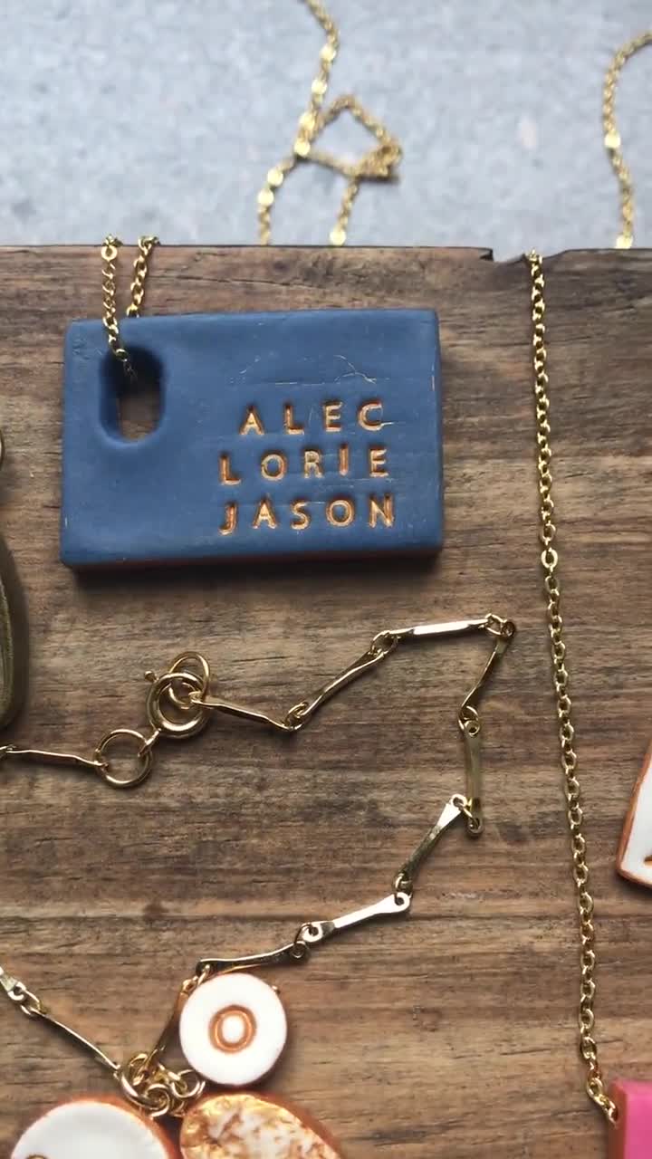 Simple Bridesmaid Necklaces Geometric 