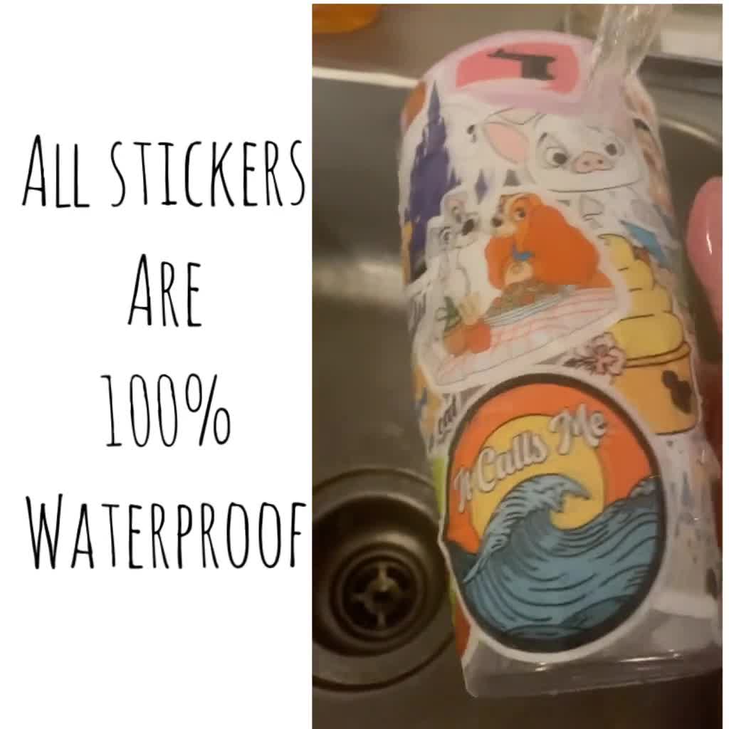 Stickers, Labels & Tags Paper & Party Supplies Mickey Floral Simple ...