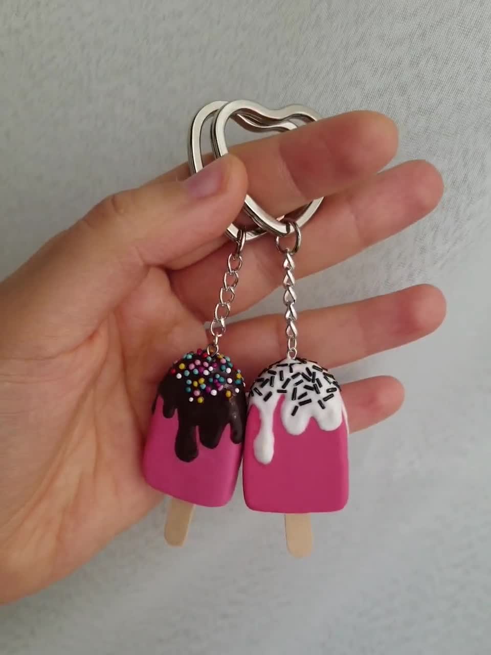 Sunset Popsicle Keychain