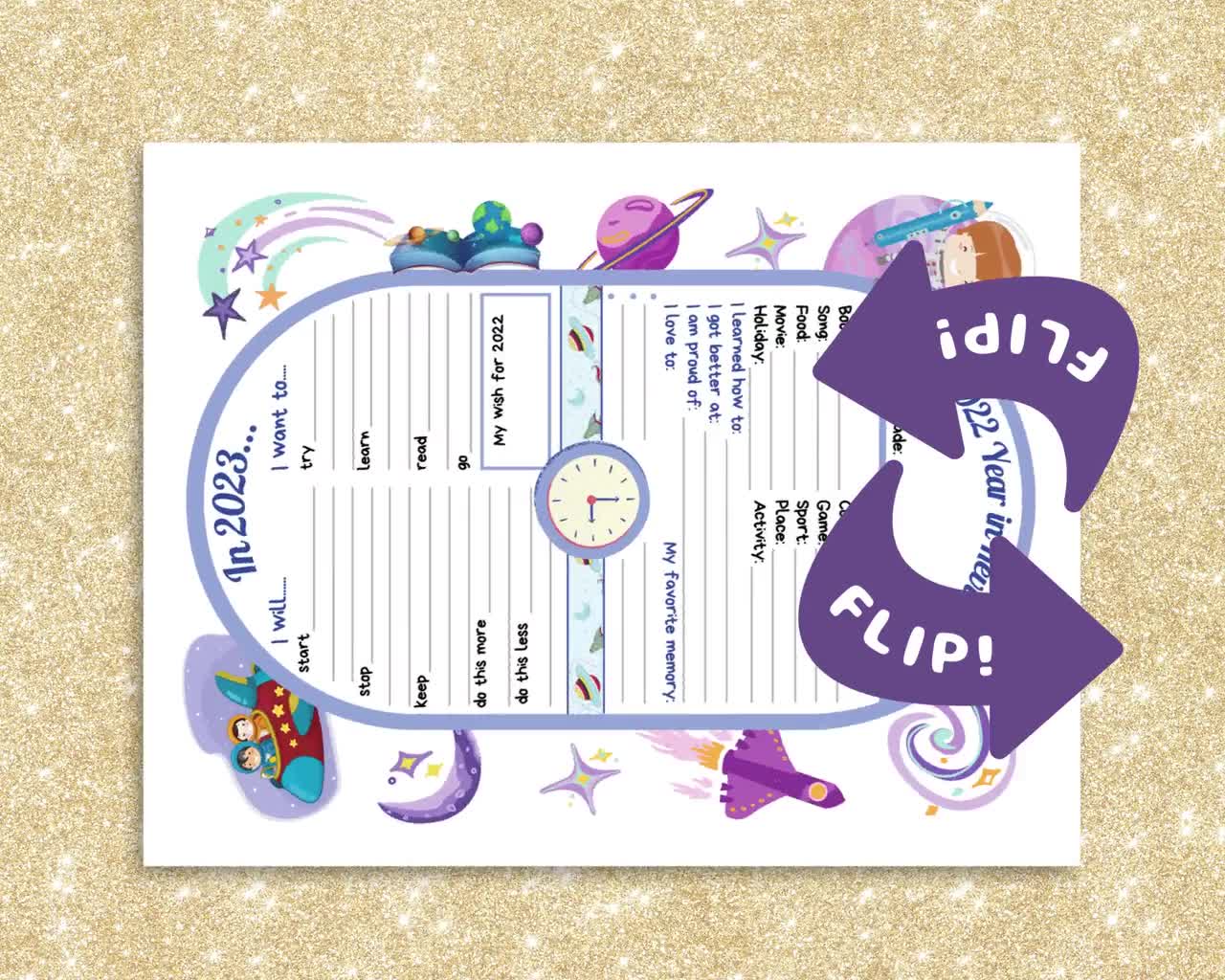 2022 Year in Review Printable 2023 New Years Resolution - Etsy