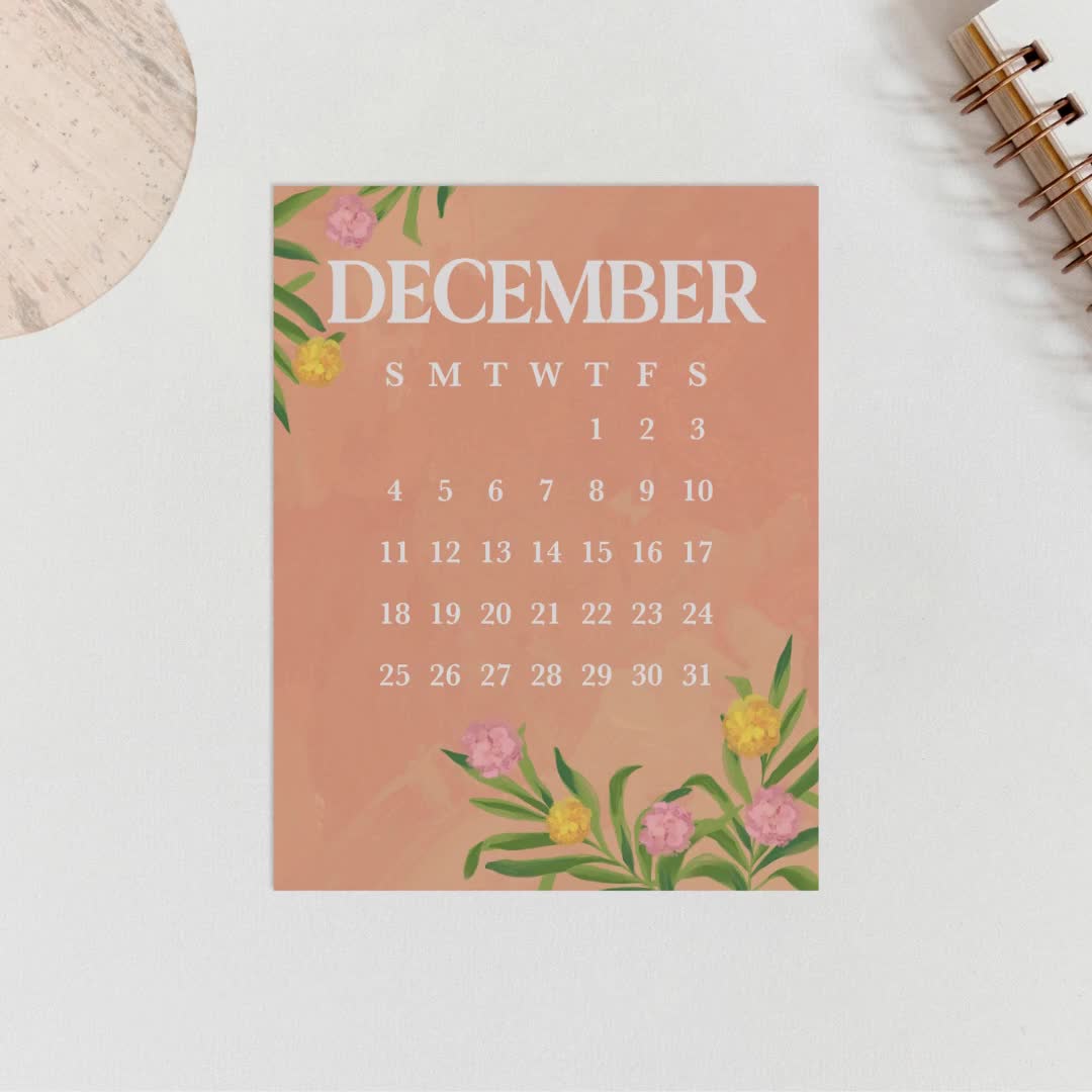 Hcc Spring 2023 Calendar Desk Calendar 2022 With Stand Eco Friendly Illustrated | Etsy Ireland