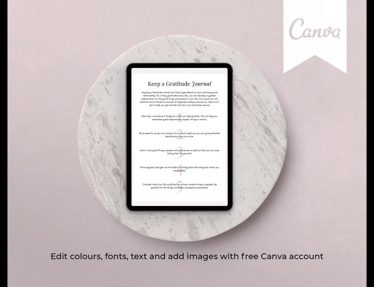 Self Care Canva Template Bundle Self-care Templates Self - Etsy