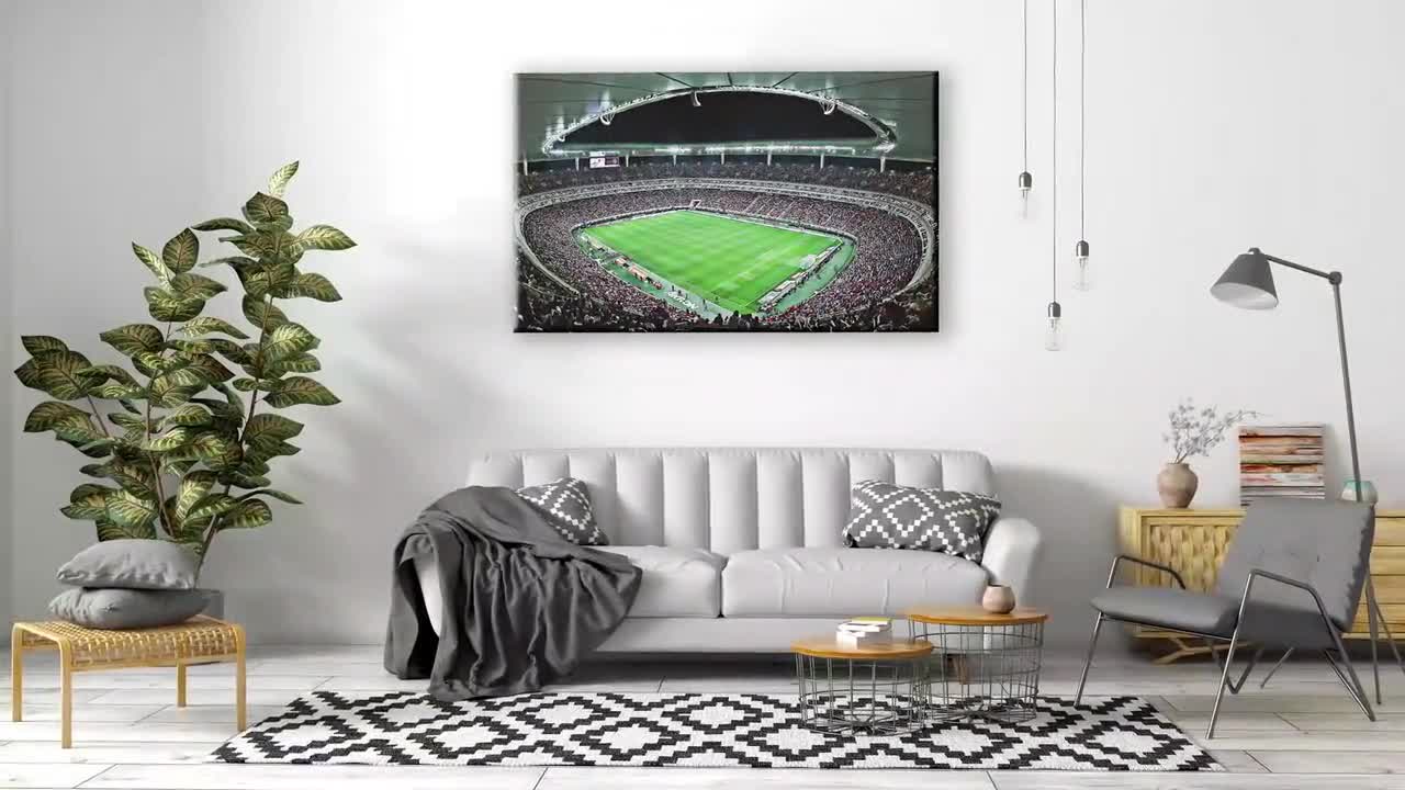 Chivas Guadalajara Stadium Canvas Wall Art Design Poster - Etsy