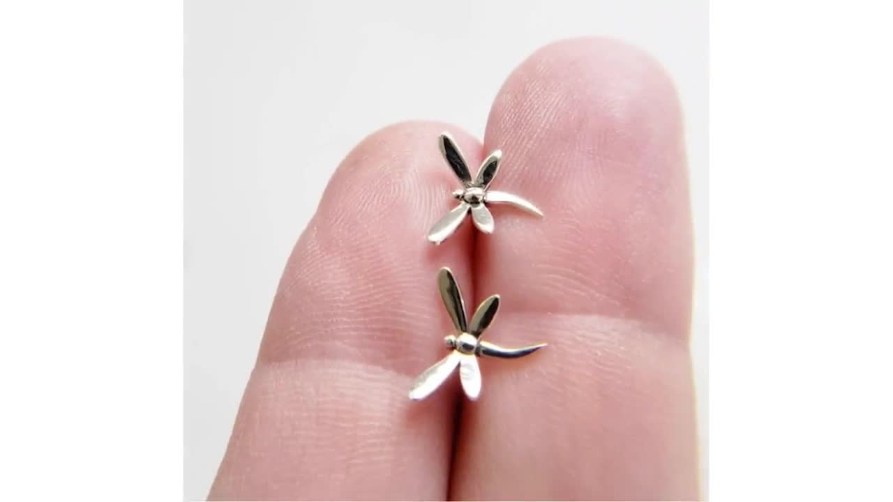 dragonfly earrings studs