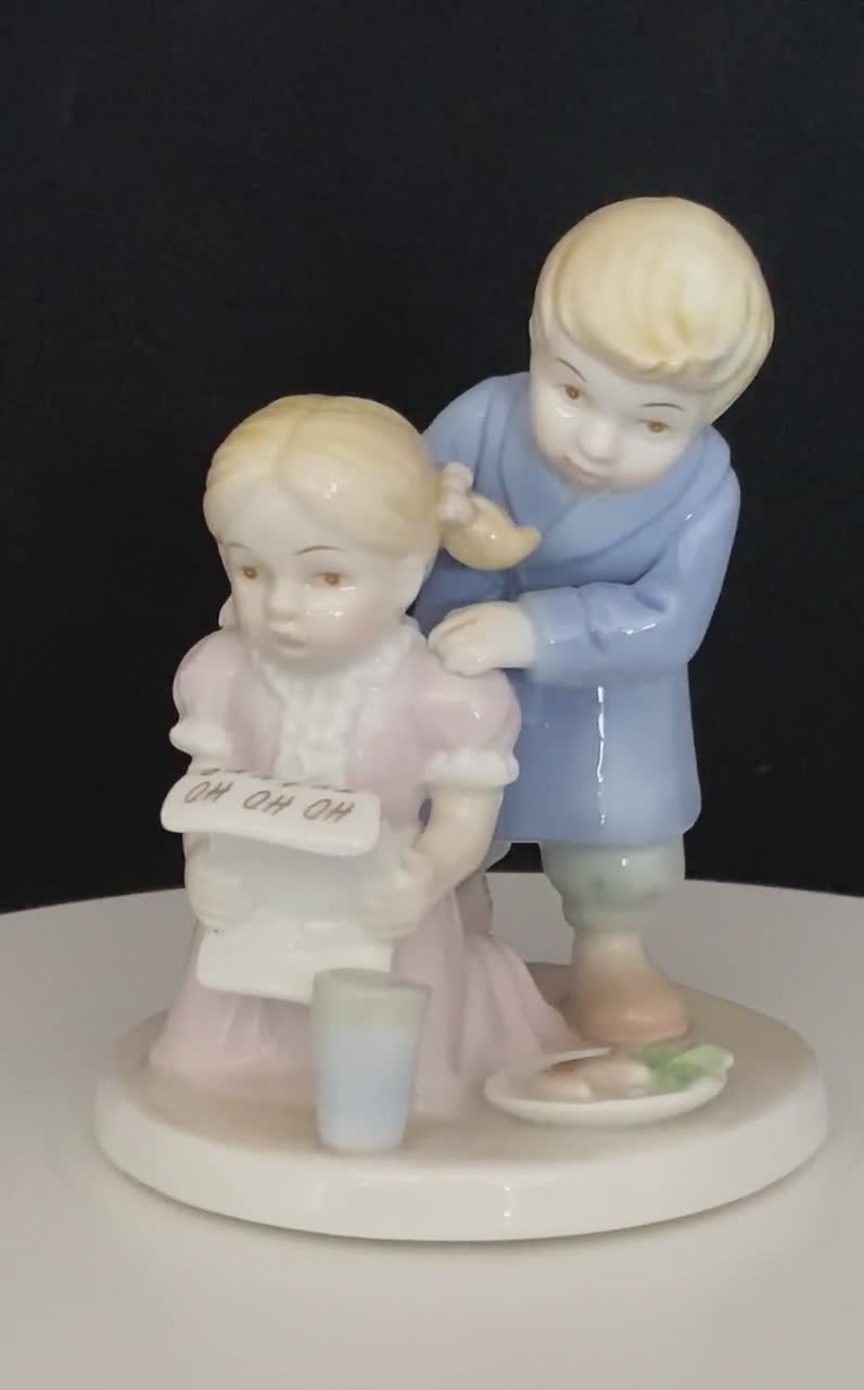 New Baby Girl or Boy Figurine with Sentiment from RUSS 