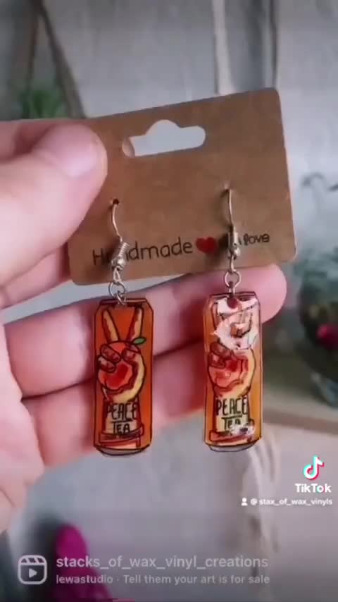 peace tea earrings