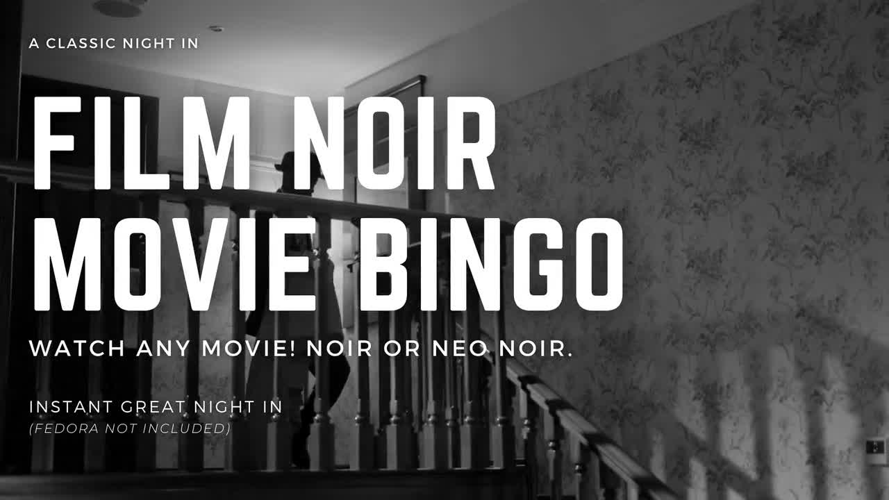 Film Noir Movie Bingo