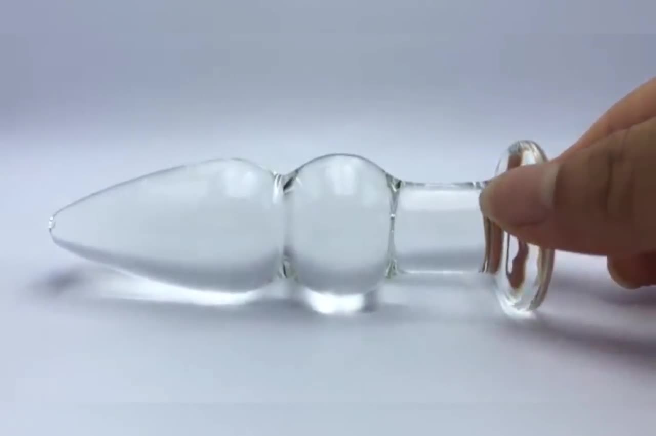 Glass Sex Toy/Glass Anal Plug/Glass Dildo Butt Plug/Glass Fetish Toy for Women Men/BDSM/Large Glass Dildo for Gift/Glass Penis