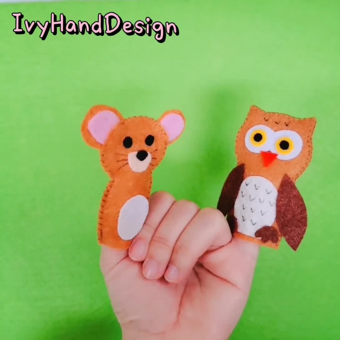 gruffalo finger puppet gloves