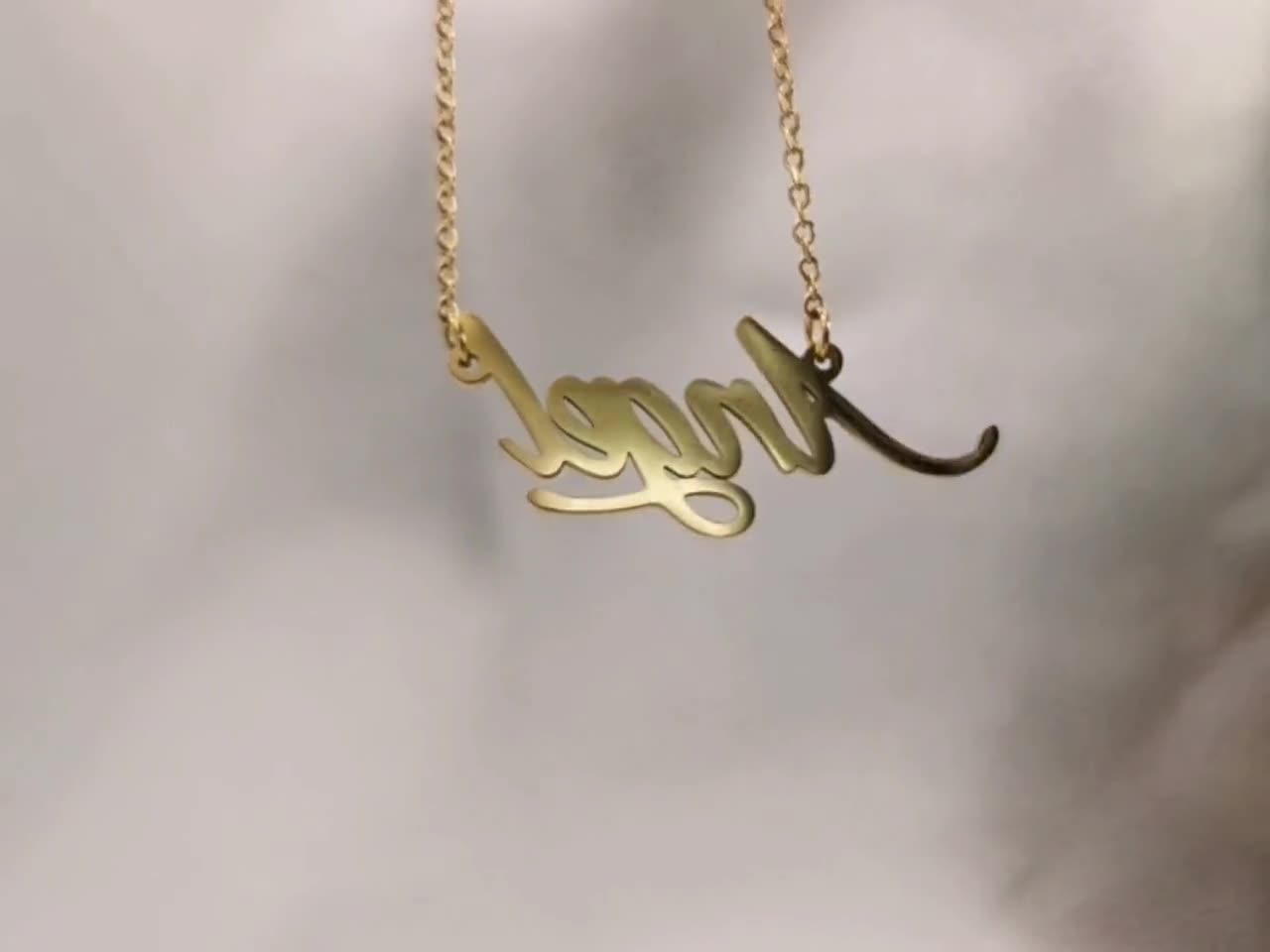 Custom Seth Name Necklace Personalized 