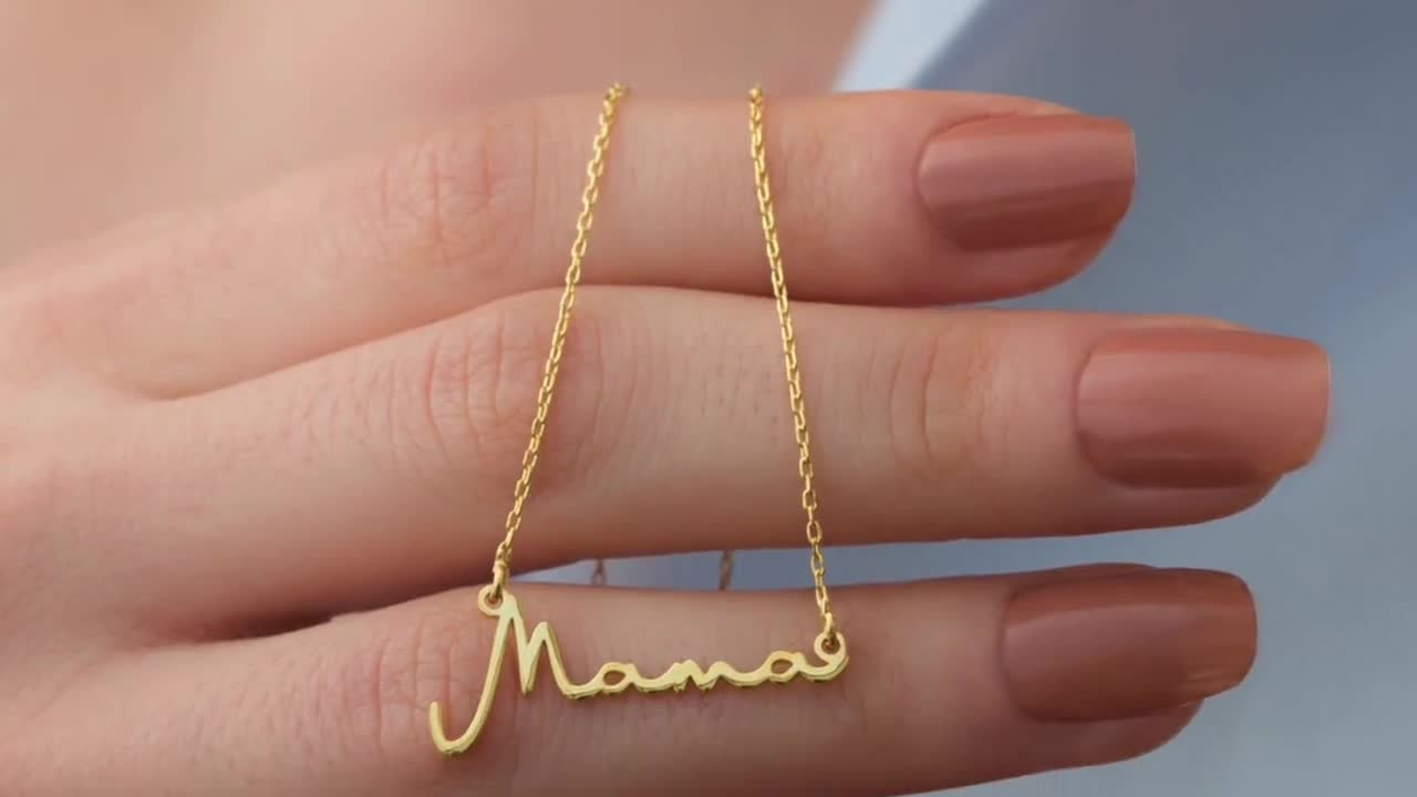 Necklaces Silver Name Necklace Gold 