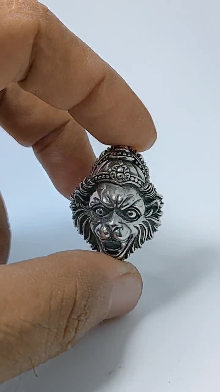 Buy Narasimha Narasimha For Mens Narasimha Ring Silver Online In India