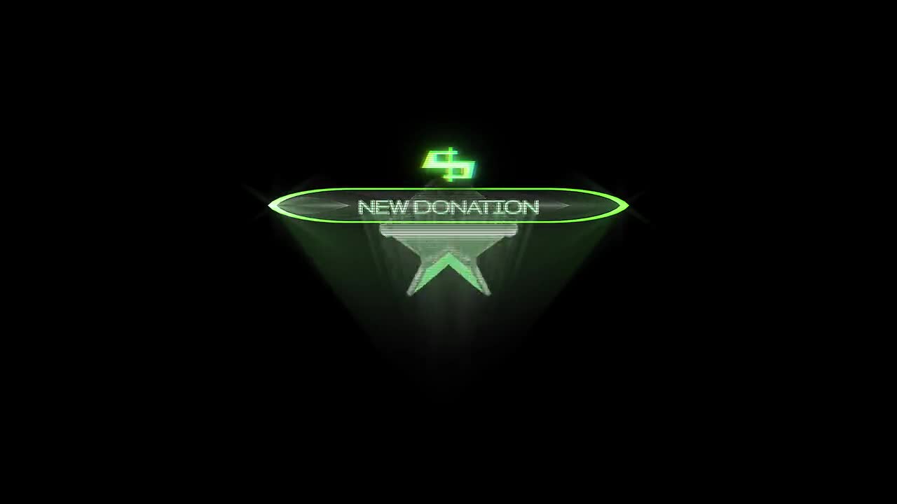 Animated Stream Overlay Panels Neon Punk Screens Gr\u00fcn  Green Edition Alerts Transition