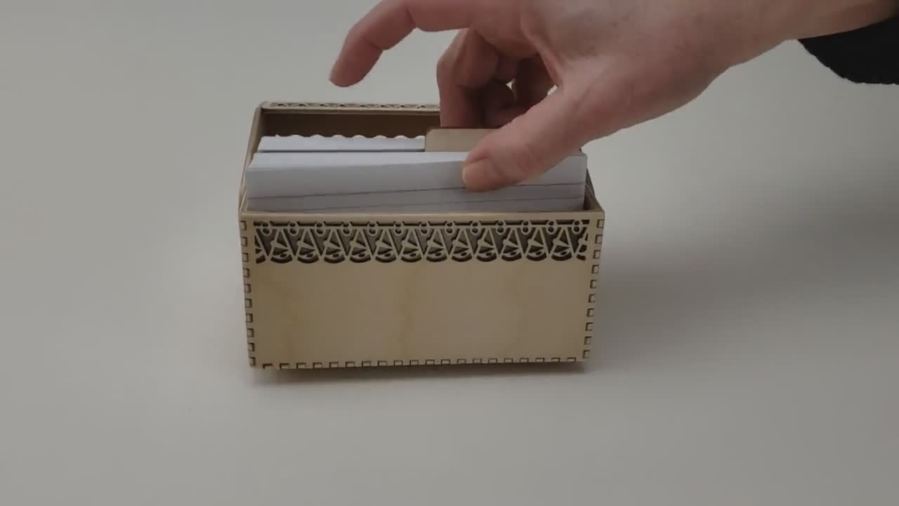 Ric Rac Recipe Card Box