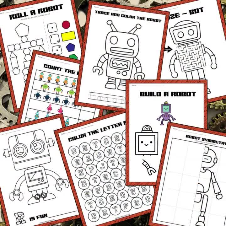 Robot worksheet là công cụ học tập tuyệt vời cho trẻ em. Với các bài tập đa dạng, giúp bé rèn luyện kỹ năng quan sát, phân tích và giải quyết vấn đề. Điểm danh ngay để bé được trải nghiệm sự thú vị của robot worksheet.