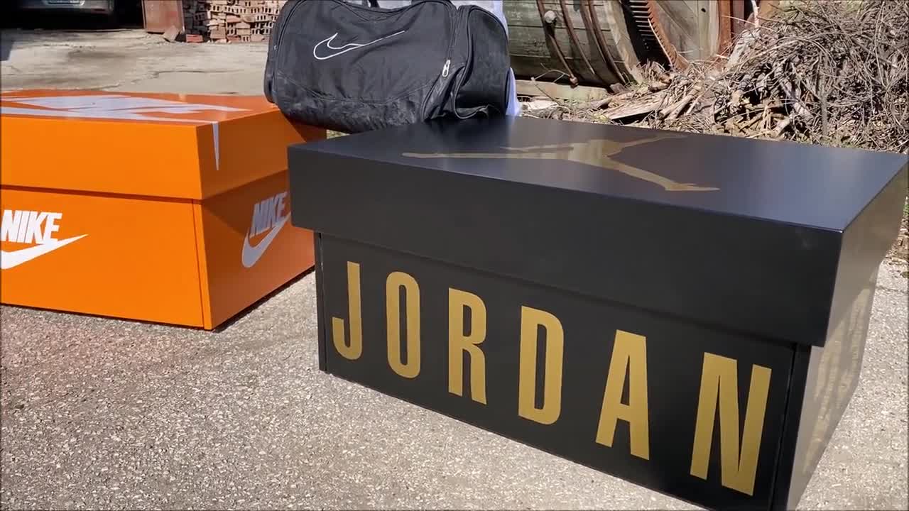 Hogar y decoración Almacenaje y organización Almacenamiento de calzado Solución de almacenamiento de cajas de zapatos Jordan 