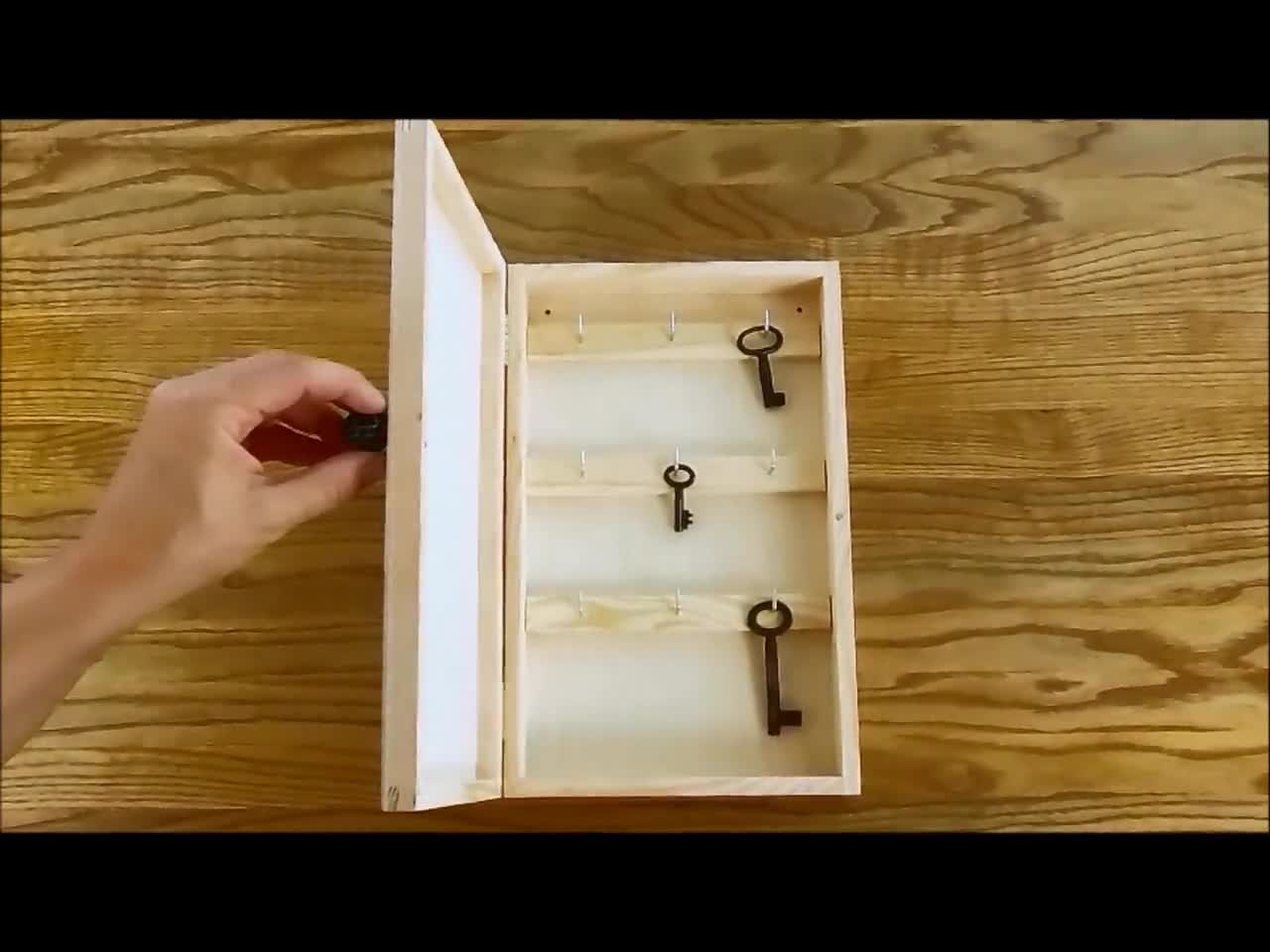 Schlüsselschrank,Schlüsselkasten,Schlüsselregal,Holz Schlüsselschrank 