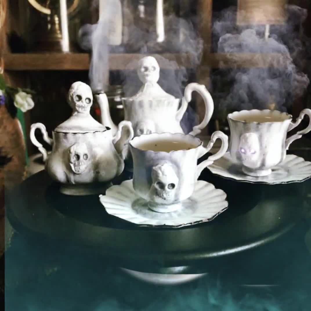 halloween tea party set