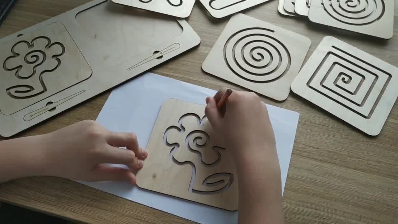 20x Holz Cartoon Tier Puzzle Brett Montessori Vorschul Lerngeschenke 
