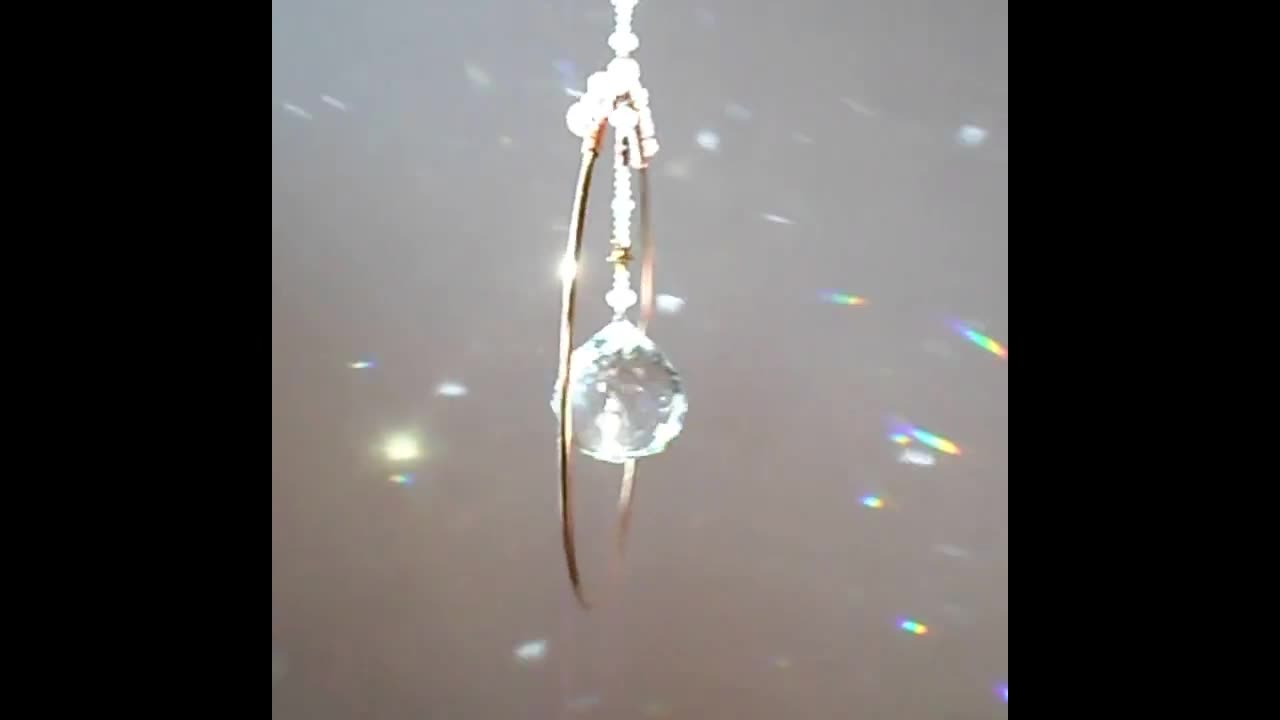 Fushing 2 pcs 305mm cristal boule chandelier prismes pendentifs pièces perles brins