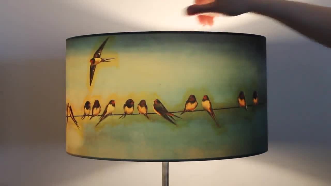 swallow lampshade