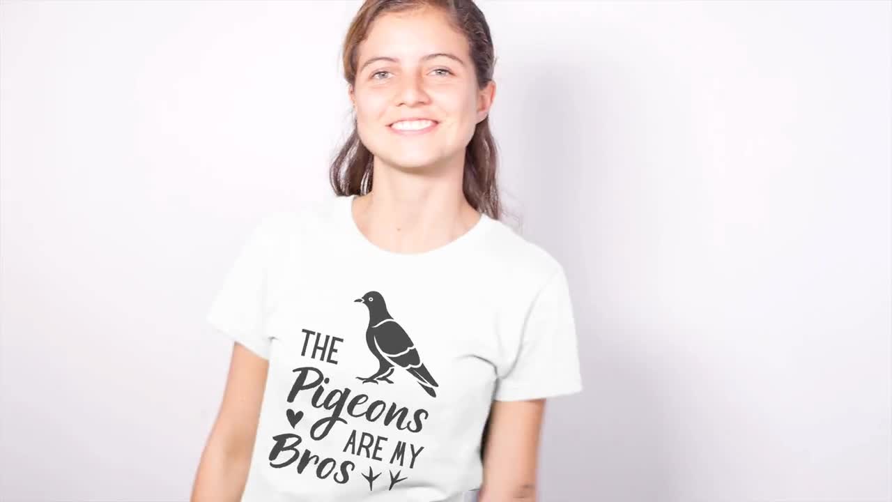 Pigeon Lover Pigeon Gift Premium Eco-Friendly Shirts Pigeon Whisperer Shirt Pigeon Whisperer Gift The Pigeons Are My Bros Pigeon Shirt