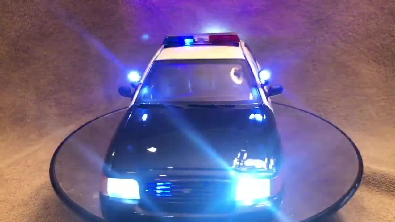 1/18 Flashing 14 LED Lighting Kit for Custom Diecast Police Models Lightbar 