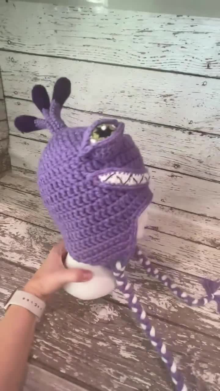 inferencia Retocar Disparates Crochet Monster Randall Hat Sombrero de personaje Disfraz - Etsy España