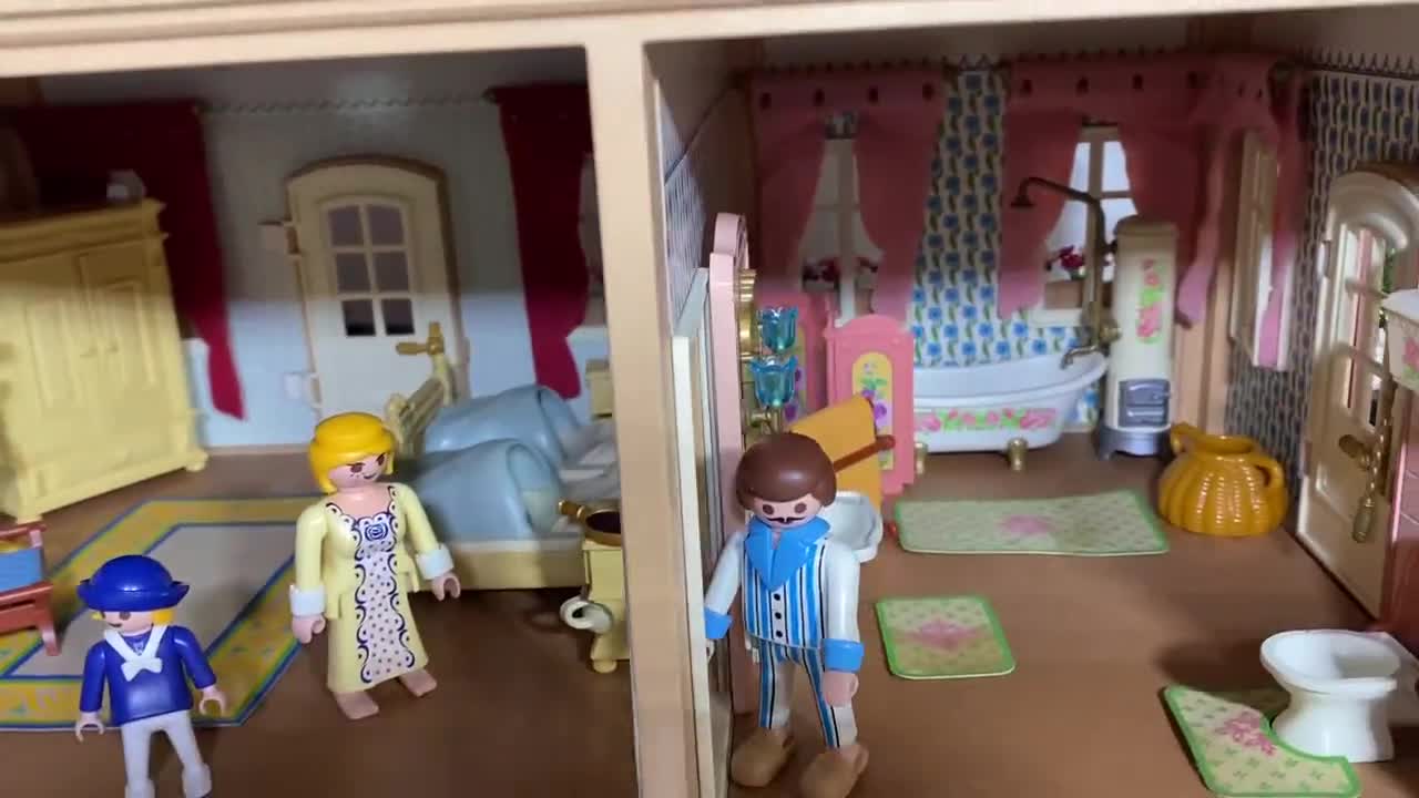 PLAYMOBIL @@Furniture@@ Cover Bed Room Baby Child @@ House 1900 