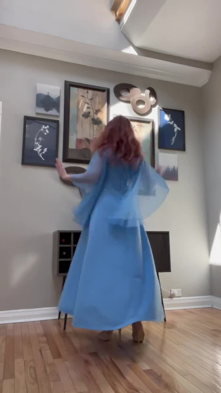 Pannesamt  Blickdicht Deko Bekleidung Kostüm Hellblau Pastel 