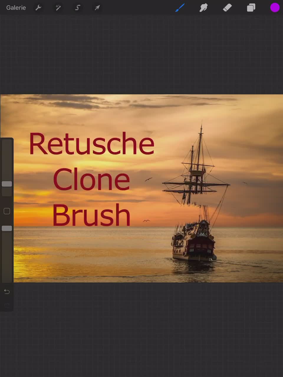 Procreate Retouching Clone Brush Brush