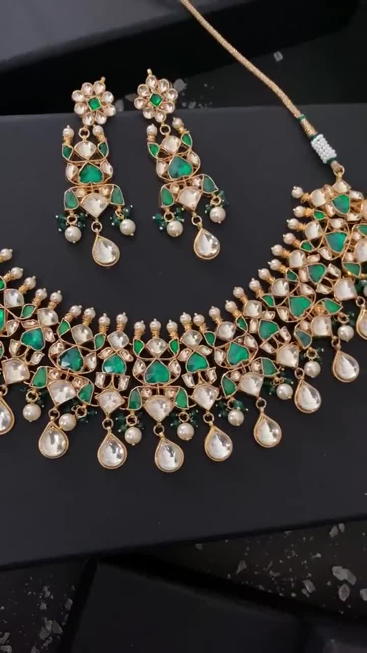 Kundan Polki Bridal Indian Choker 