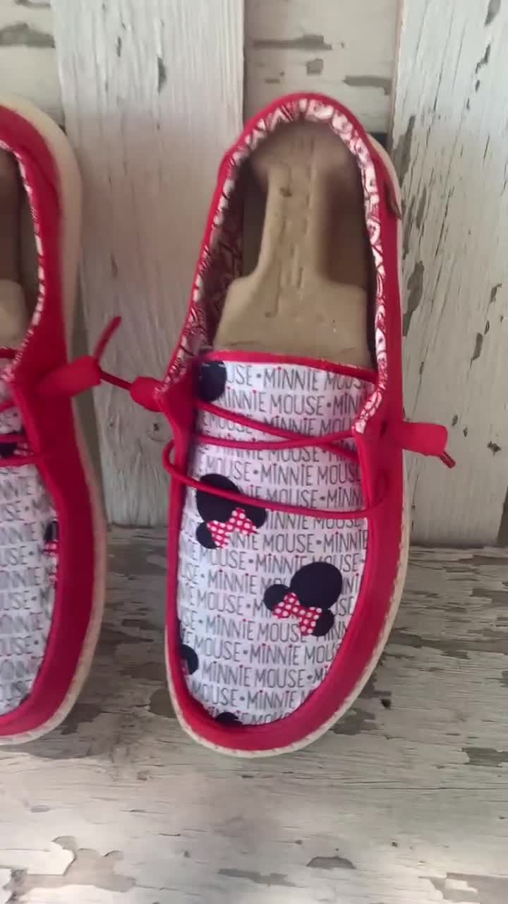 Women’s Custom Magic Mouse Hey Dude Shoe Schoenen damesschoenen Instappers Loafers 