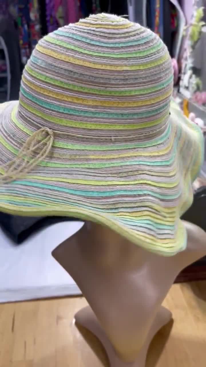 Womens Sun Hat Panama Jack Summer Beach 