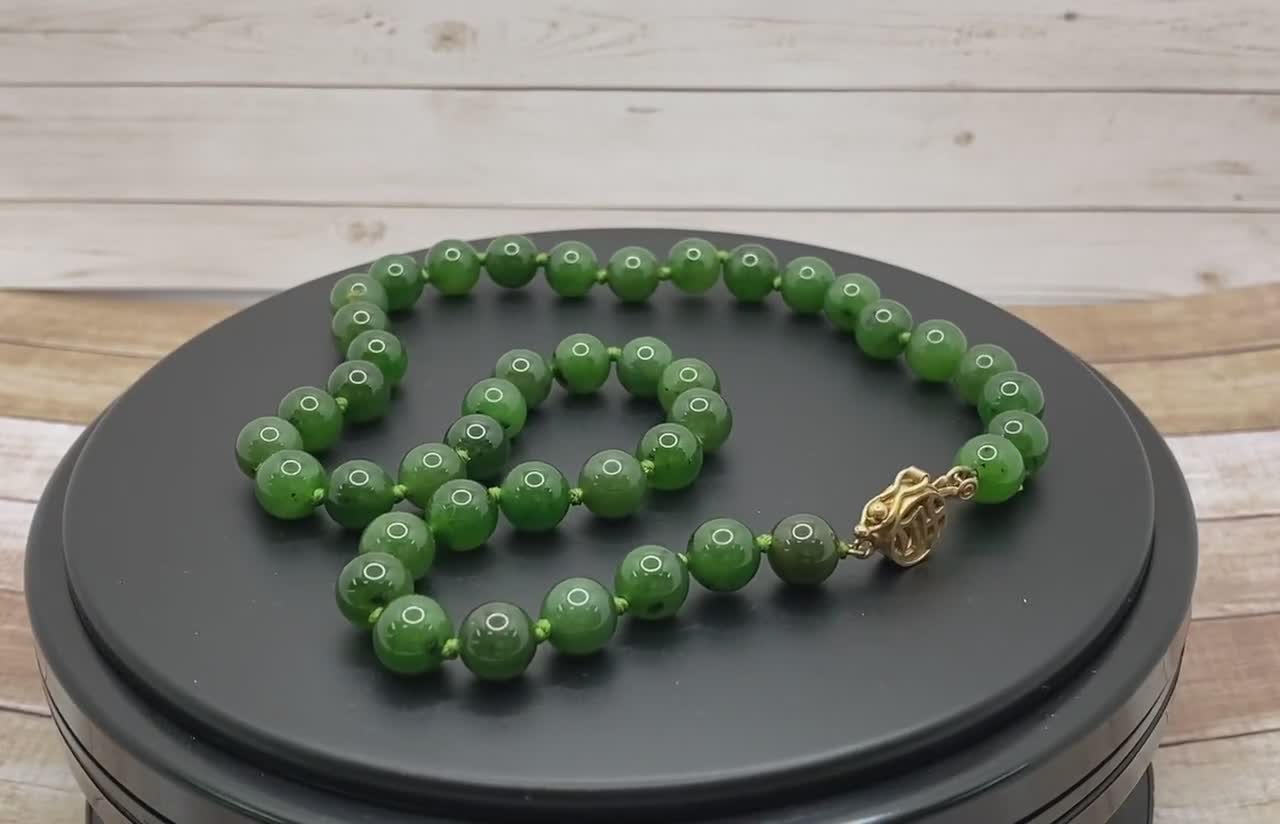 jade bead necklace value