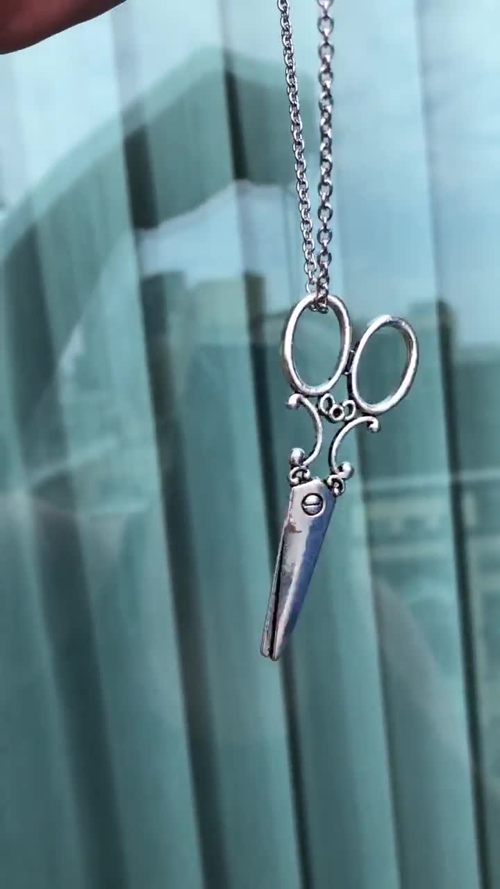 scissor necklace tiffany