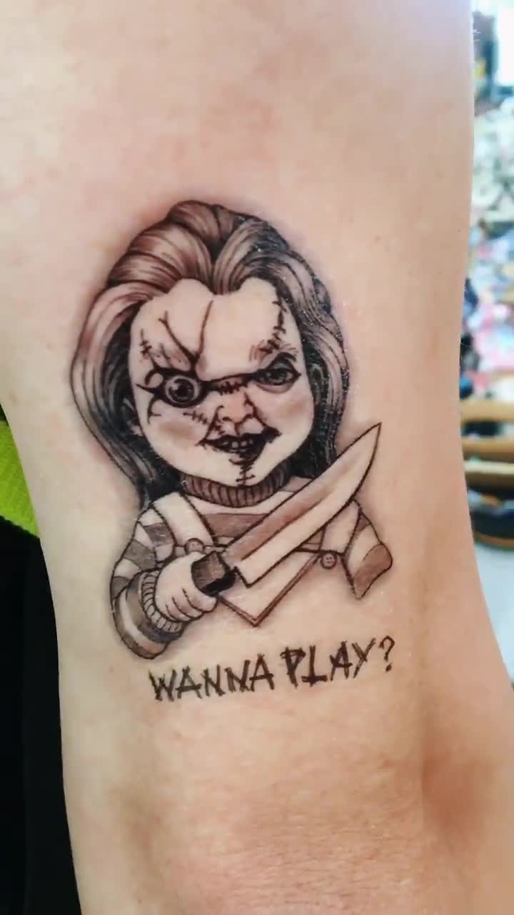 Chucky Tattoo by solemnrose  Tattoogridnet